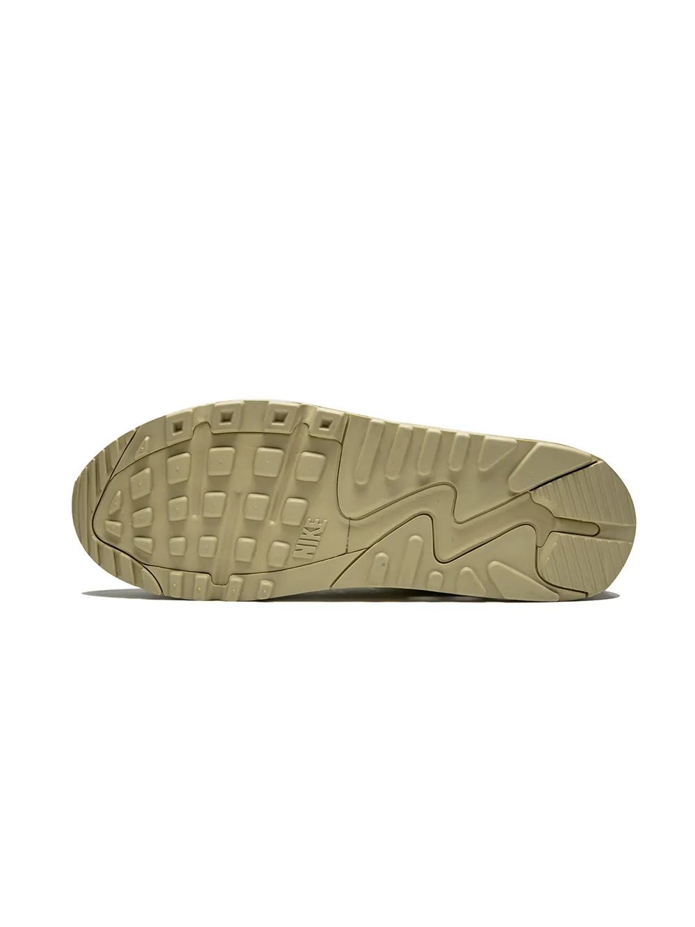 Nike Air Max 90 outsole tread, beige rubber sole with Nike logo