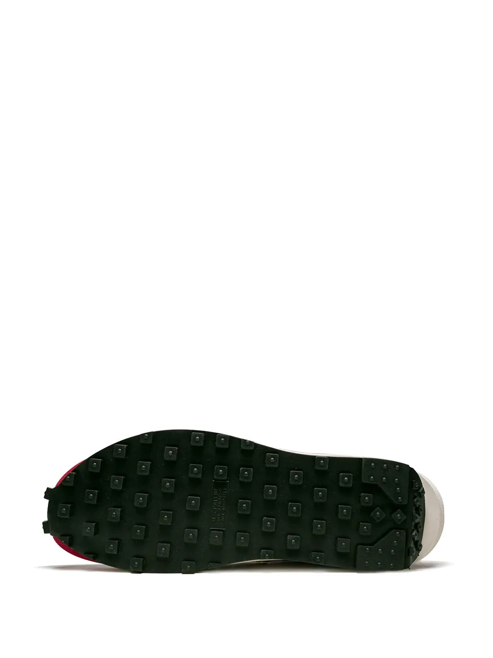 Nike x Sacai LDWaffle sneaker outsole with dark tread and white midsole edge