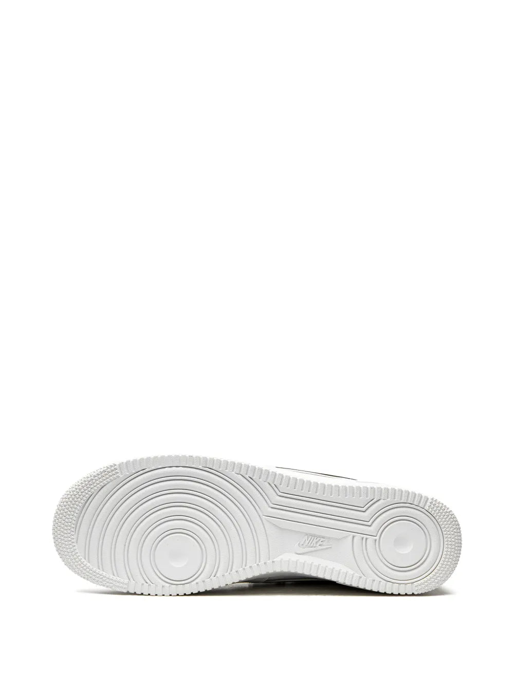 Nike Air Force 1 outsole, white rubber tread with circular patterns