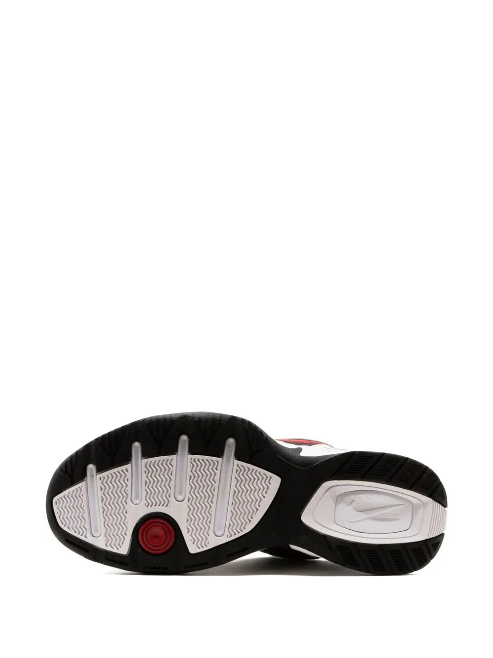 Nike Air Monarch IV outsole tread, black with white rim