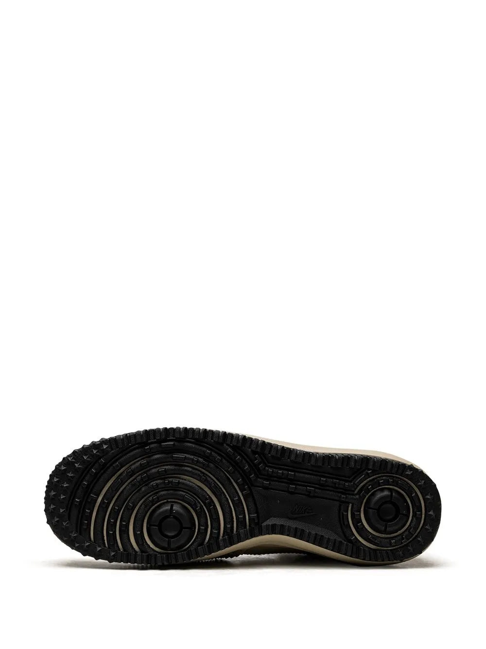 Nike Lunar Force 1 Duckboot outsole view with textured tread and circular grips