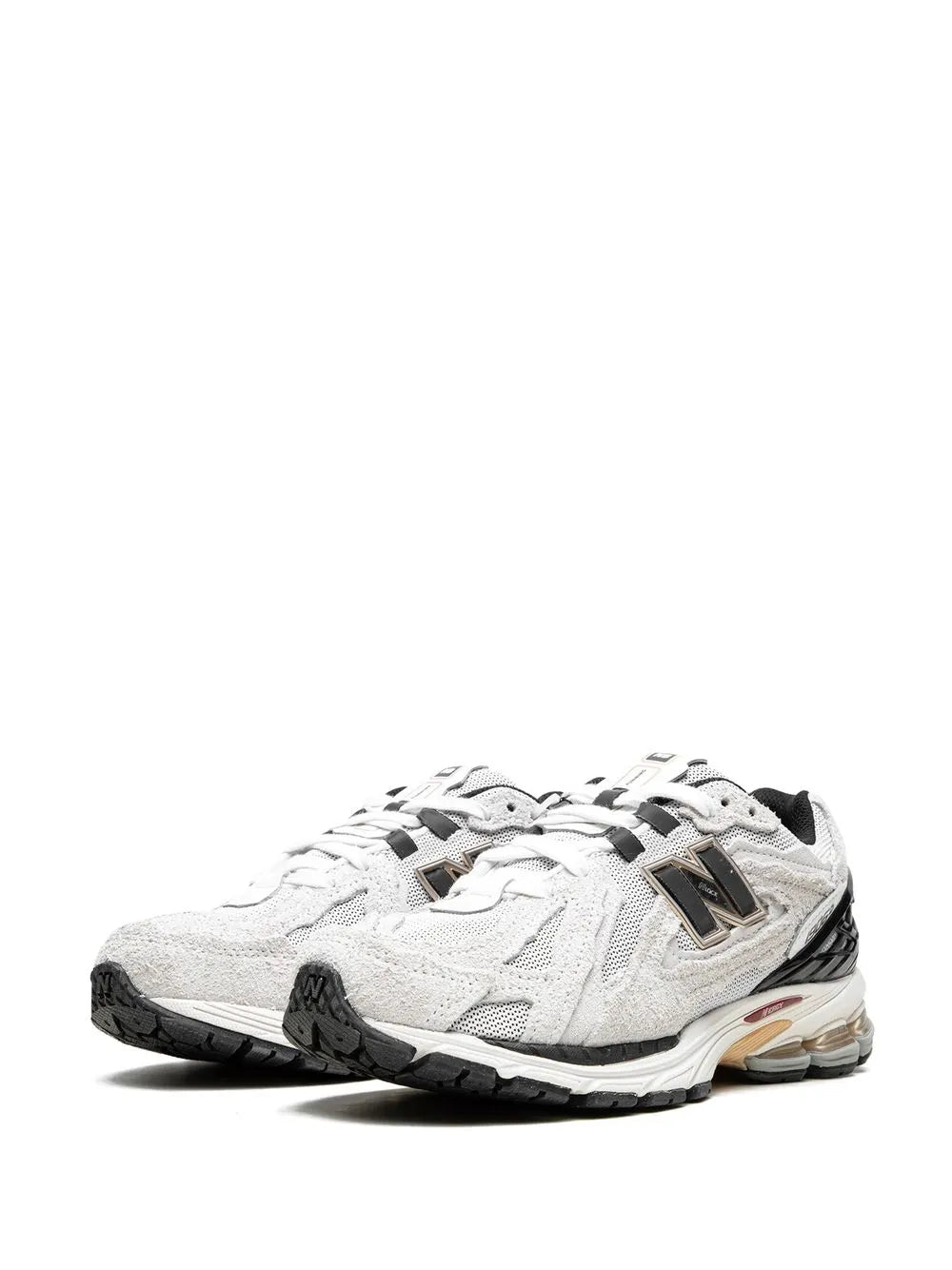 New Balance 1906R sneakers, white lace-up with black accents and chunky sole