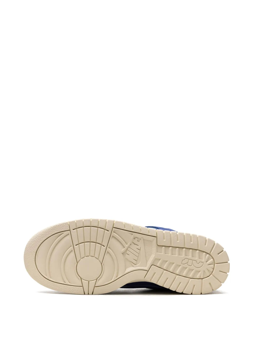 Nike Air Dunk Jumbo blue outsole with traction tread and Nike Air branding