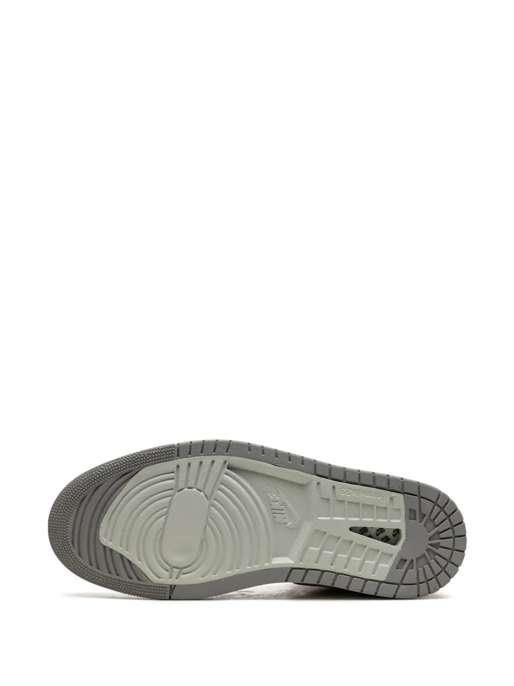 Air Jordan 1 Zoom Air Cmft 2 sneaker outsole, grey rubber tread