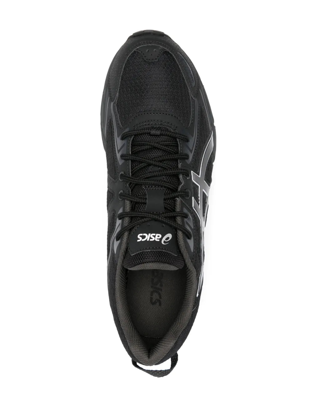 ASICS Gel-Venture 6 black lace-up shoe, tongue and collar view