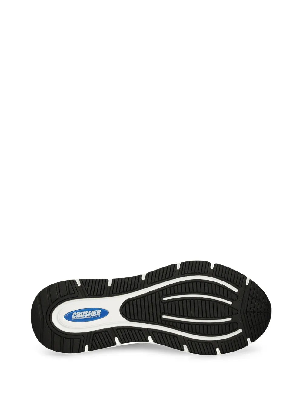 Black rubber outsole for Ea7 Emporio Armani Crusher Sonic trainer with Crusher tread