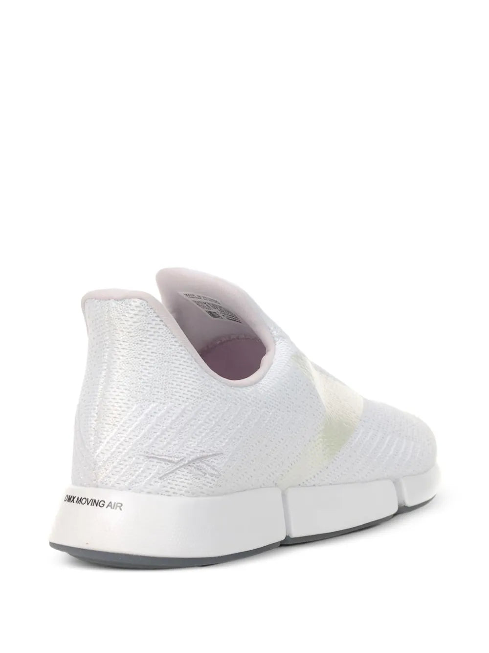 Dailyfit Dmx white slip-on sneakers, padded collar, cushioned sole