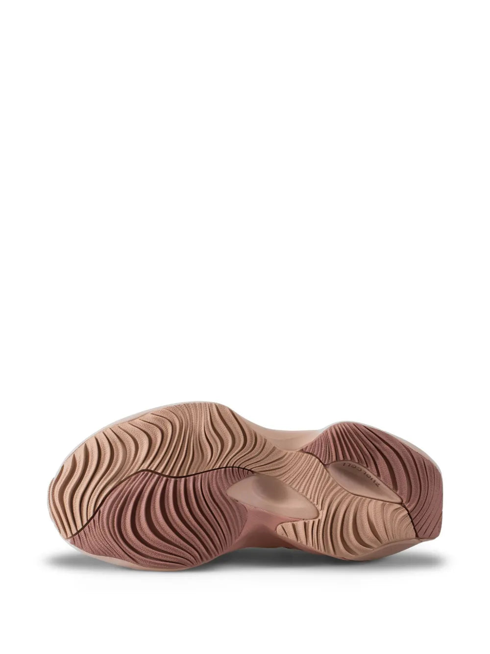 New Balance WRPD Runner sneaker outsoles, taupe with textured traction tread