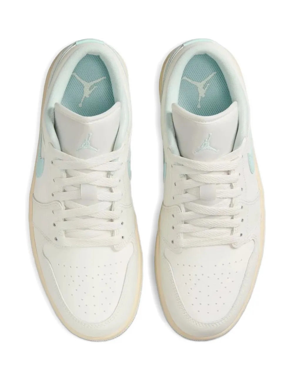Jordan Jordan 1 low-top sneakers, white laces with blue mesh lining