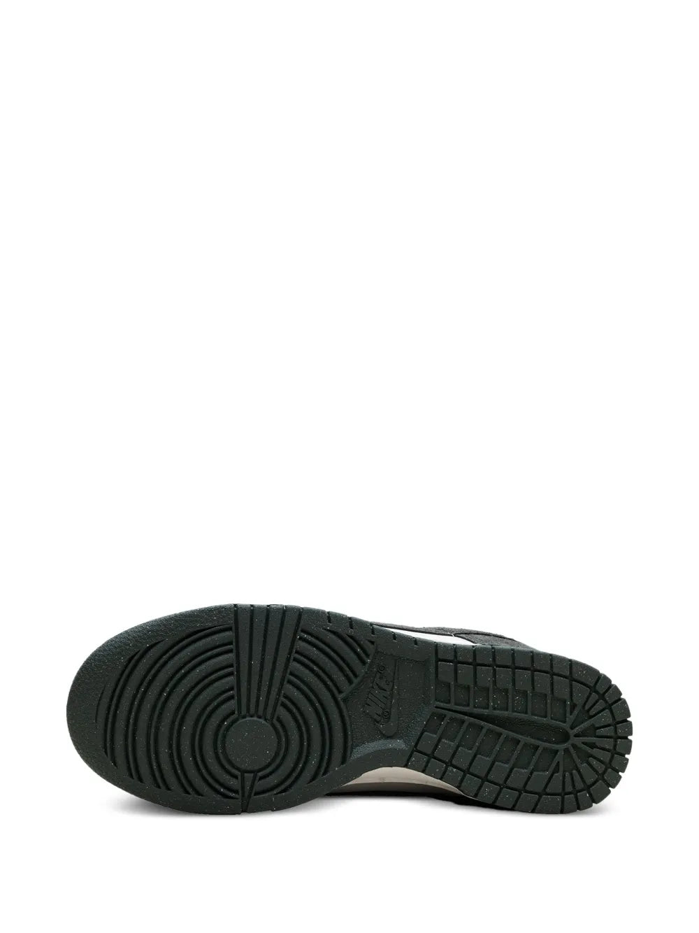 Nike low-top sneakers outsole tread with dark rubber pattern