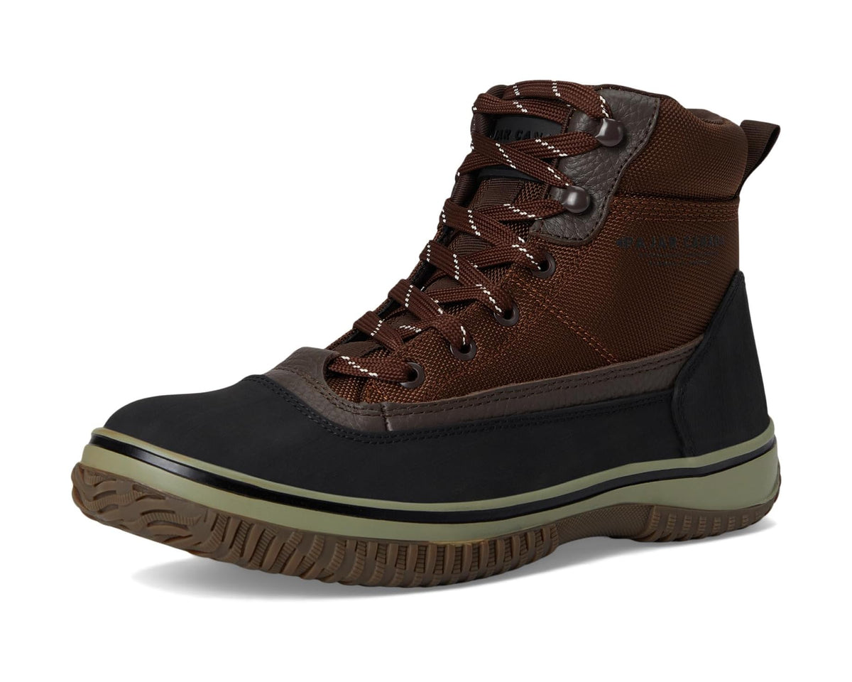 Men's Pajar CANADA Traverse lace-up high boots, brown and black with treaded sole
