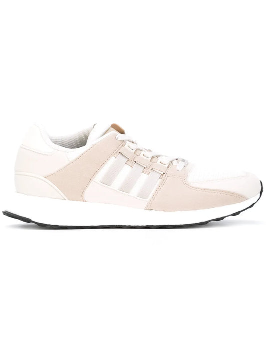 Tan adidas Equipment Support Ultra sneakers with white stripes and black outsole