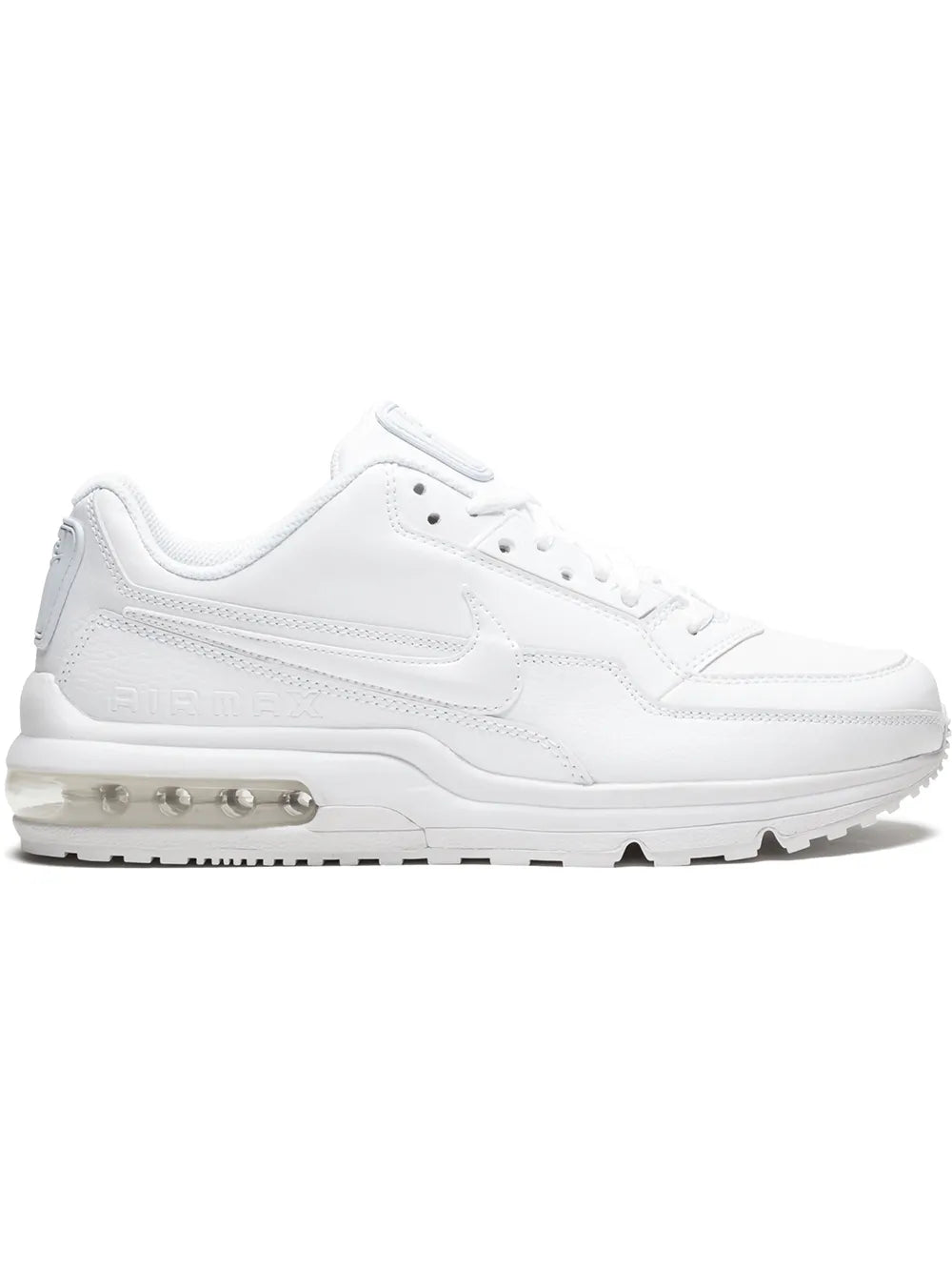 Nike Air Max Ltd 3 low-top sneaker, white leather upper with visible air sole