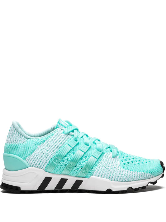 adidas EQT Support RF PK sneaker, teal knit upper with black-striped details
