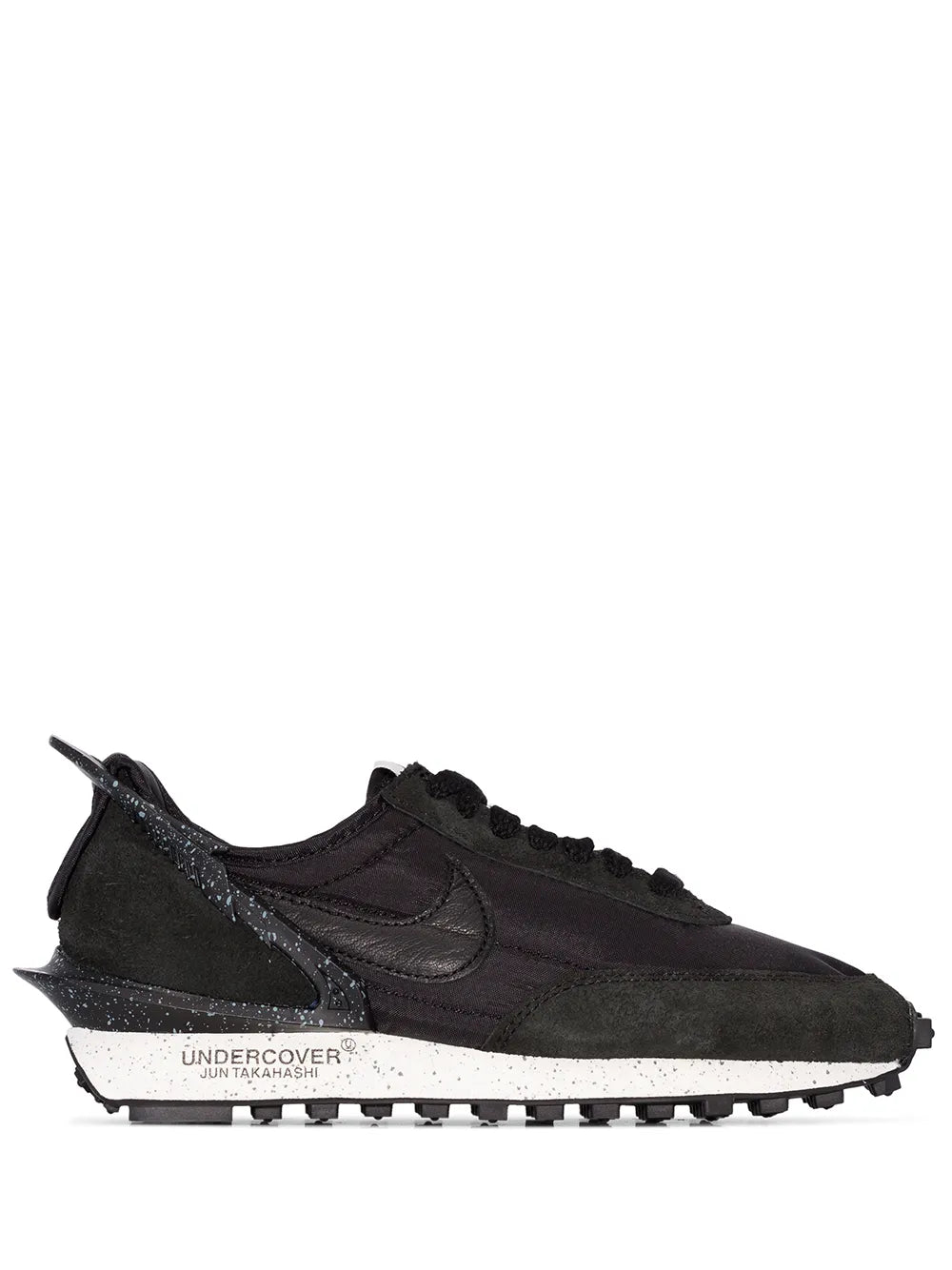 Black Nike x Undercover Daybreak sneaker, speckled midsole and black laces