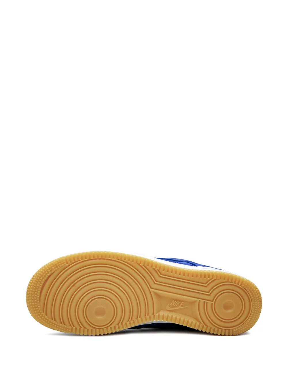 Nike x CLOT Air Force 1 Premium blue gum outsole, textured tread