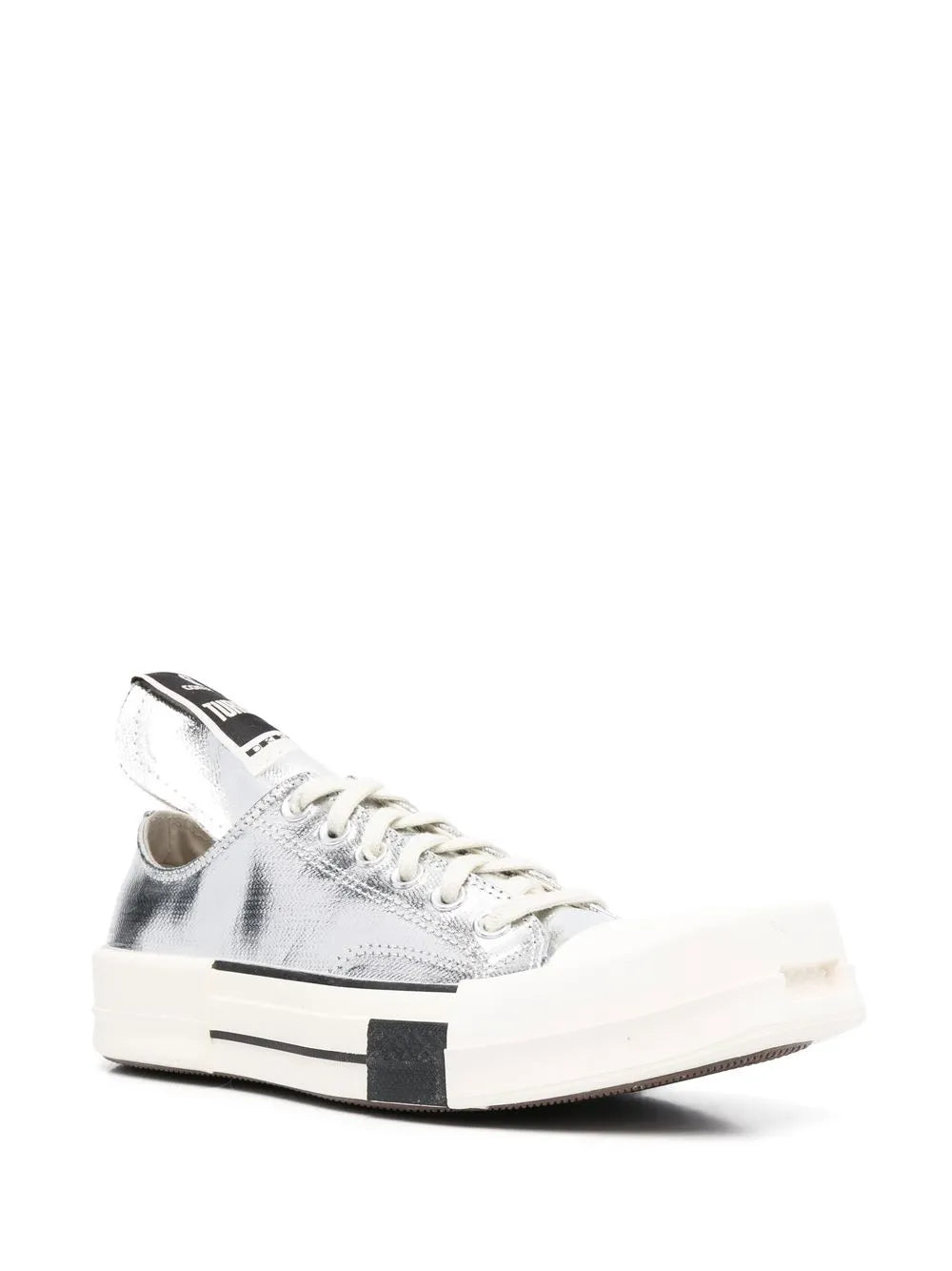 Converse x Rick Owens Drkshdw Chuck 70 low-top, white canvas with black midsole