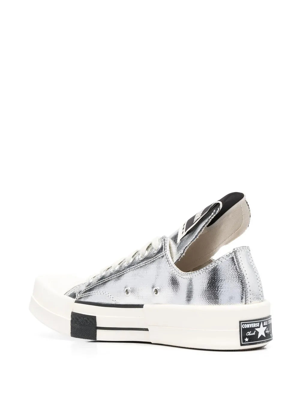 Converse x Rick Owens Drkshdw Chuck 70 low-top, white with black heel patch