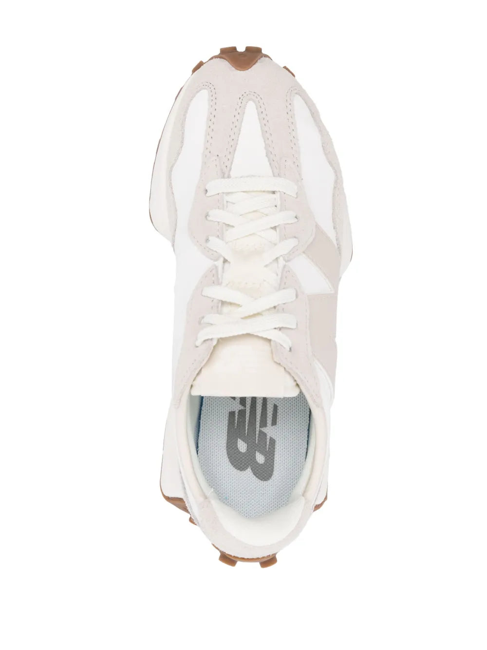 New Balance low-top sneaker, lace-up with visible NB logo on heel tab