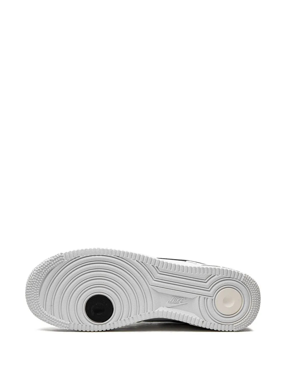 Nike Air Force 1 outsole rubber tread, light gray with circular traction pattern