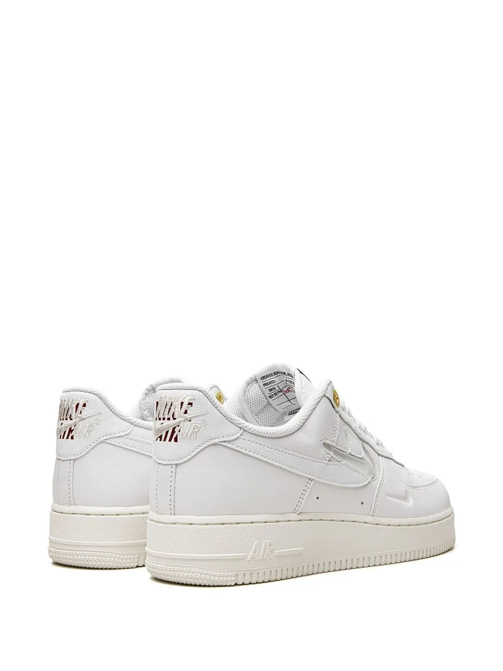 Nike Air Force 1 low-top sneakers, white heel and laces with Nike Air branding