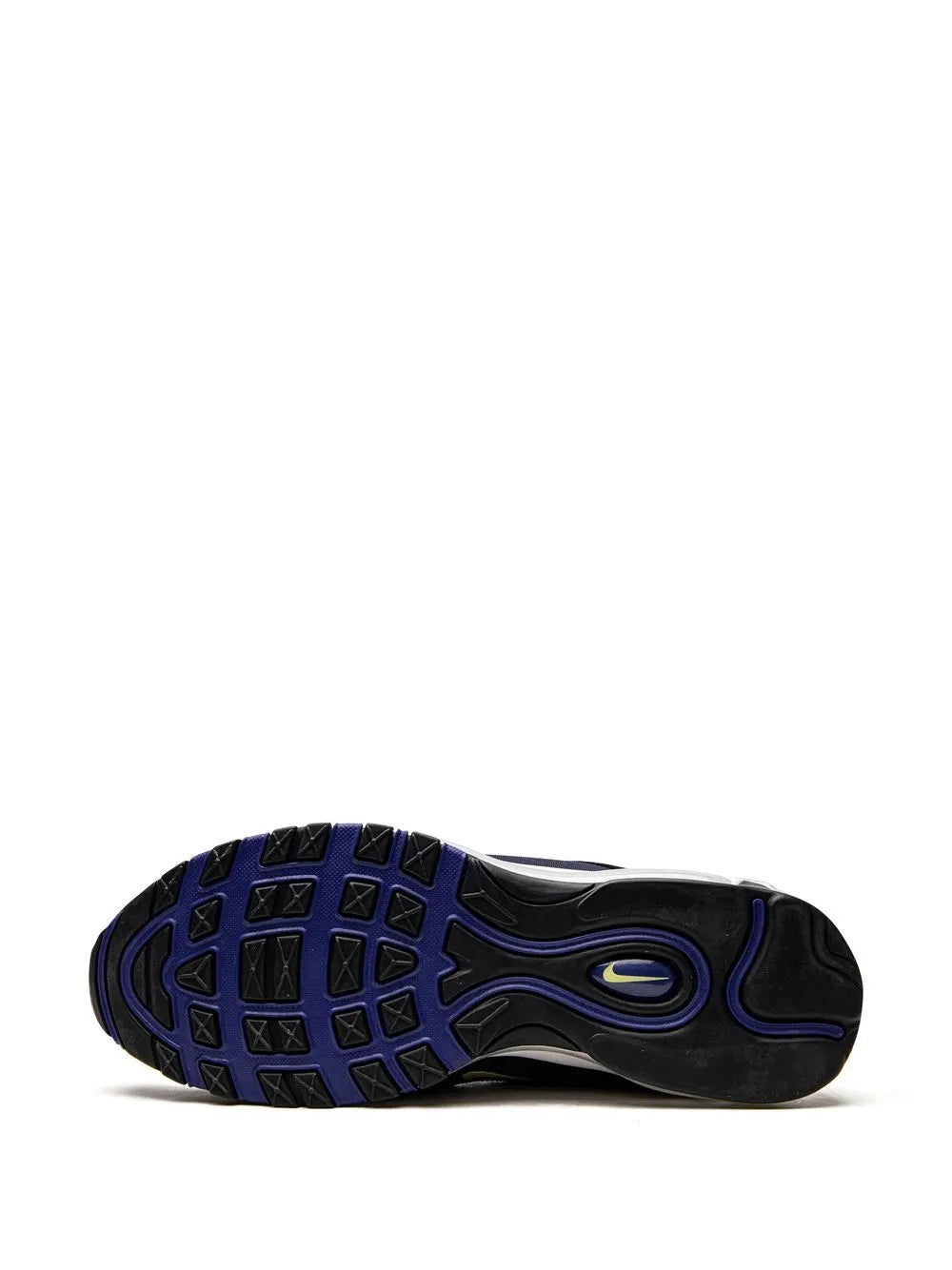 Air Max 97 SE outsole with dark tread and blue pattern