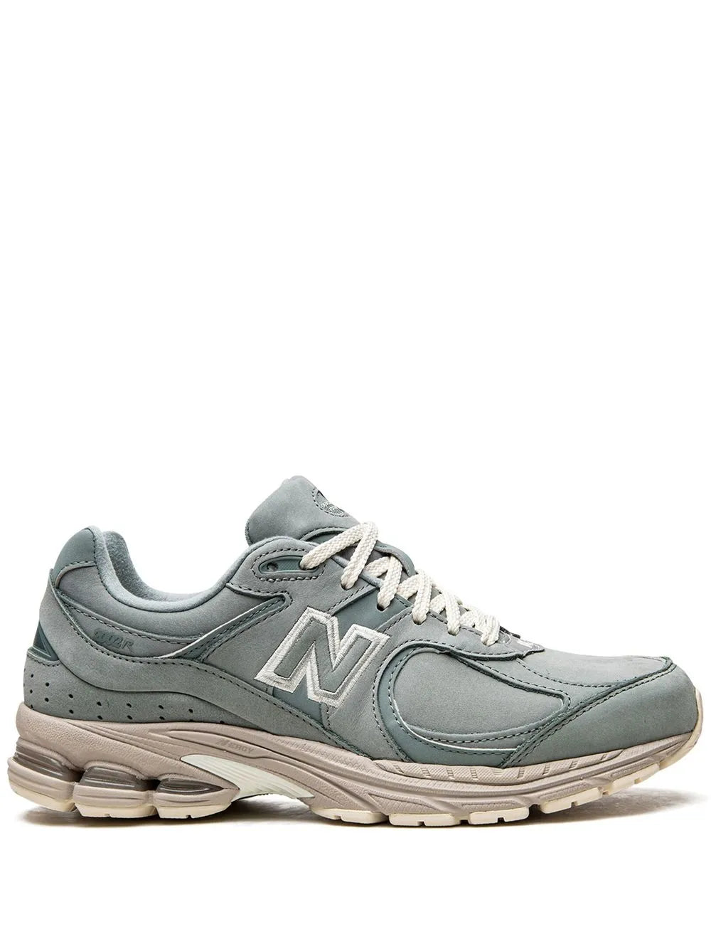 New Balance 2002R Kith low-top sneakers, mint green with N logo and lace-up