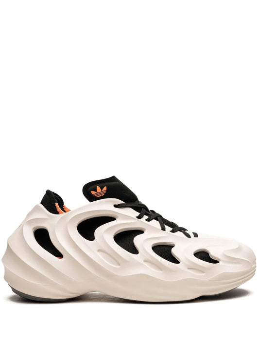 adidas Adifom Q chunky sneakers, white upper with black laces and heel tab
