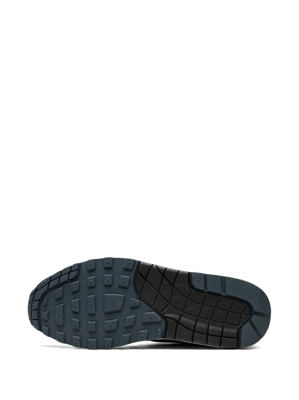 Nike Air Max 1 outsole, dark rubber tread with traction grooves