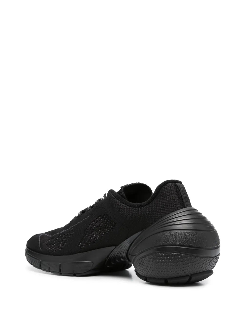 Givenchy TK-MX black panelled-design sneakers, padded collar, thick cushioned heel