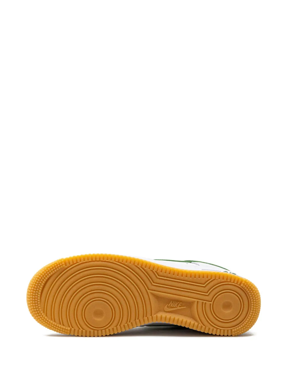 Nike Air Force 1 low-top sneaker outsole with yellow gum tread