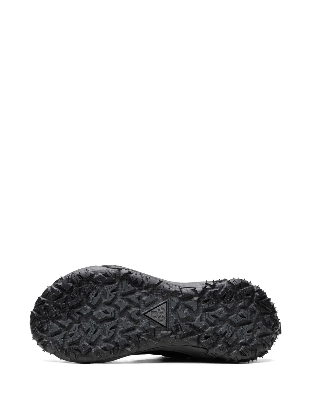 Nike ACG Mountain Fly 2 Low black sneaker outsole with rugged tread pattern
