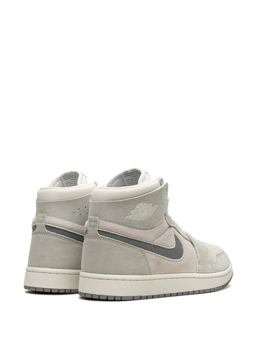 Air Jordan 1 Zoom Air Cmft 2 sneaker, Particle Grey heel side view