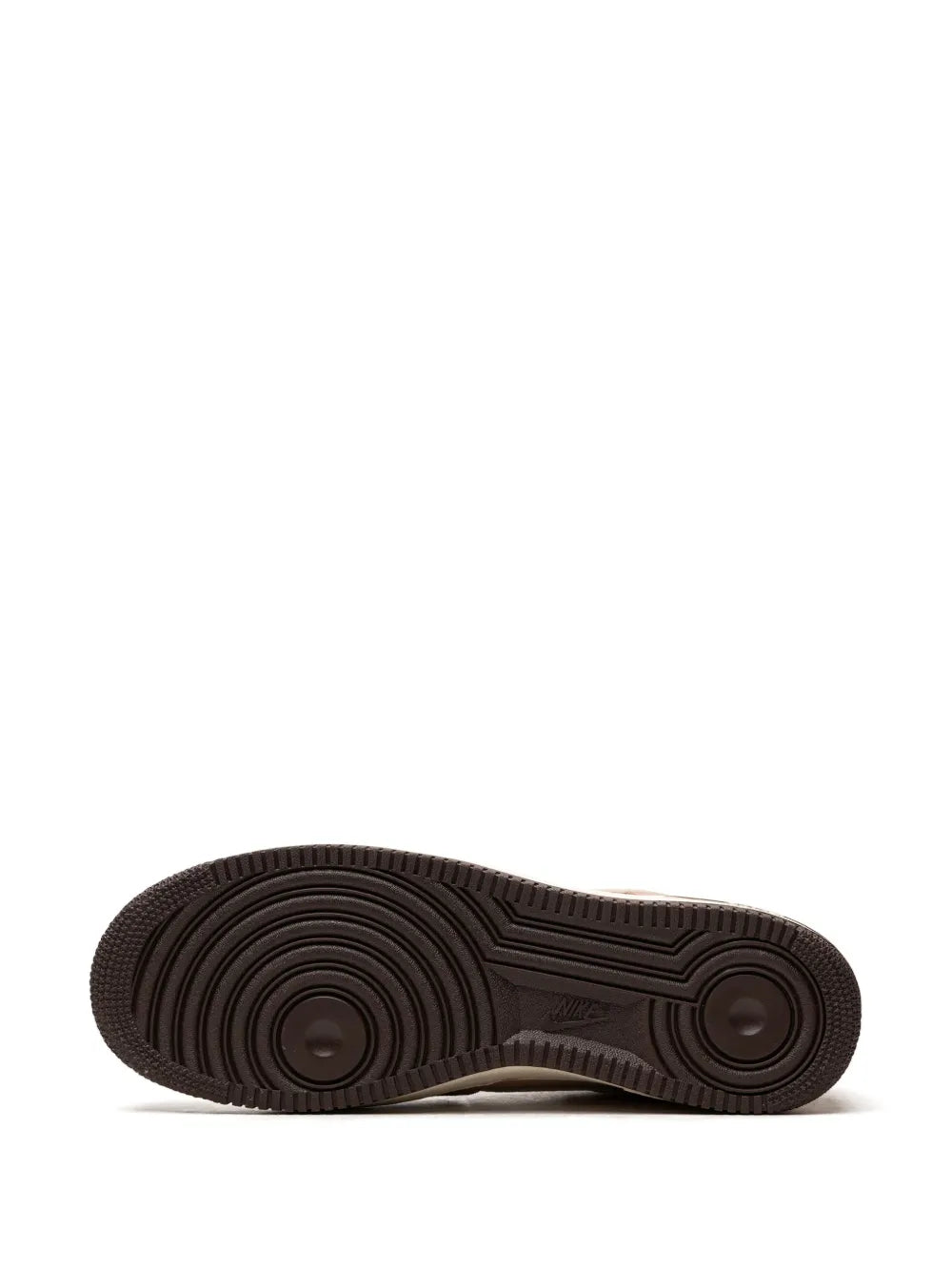 Nike Air Force 1 Low rubber outsole tread in dark brown