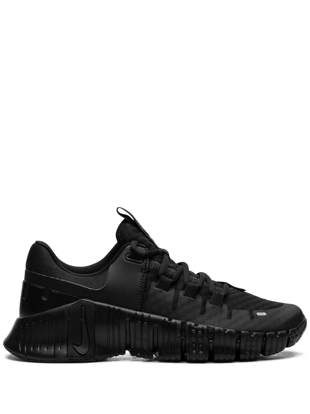 Nike Free Metcon 5 black training shoe, lace-up with textured midsole
