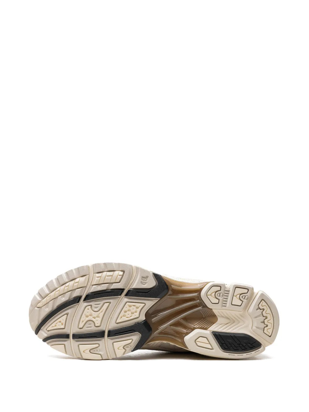 Asics Gel-Kayano 14 sneakers outsole, rubber tread with beige and dark sections