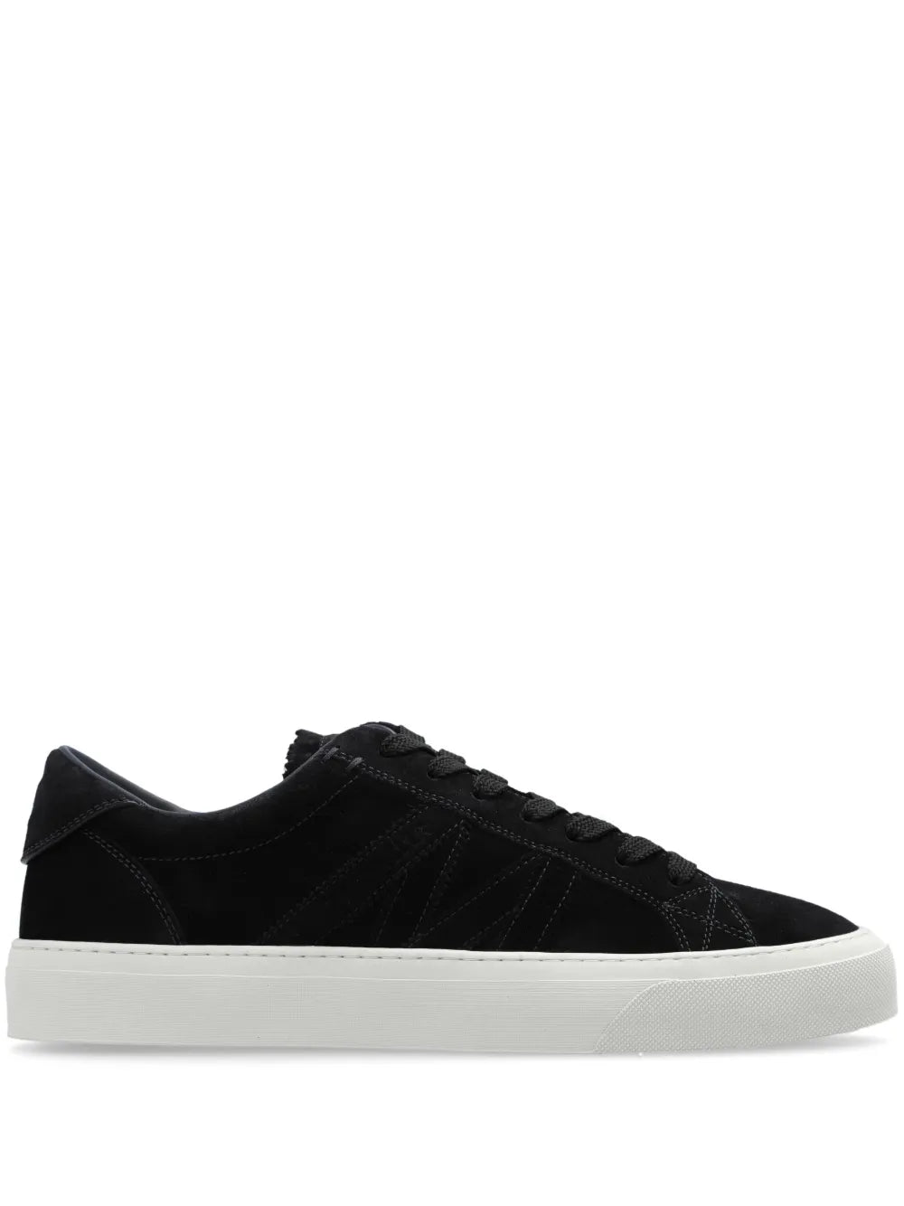 Moncler Monaco M low-top sneakers, black with white sole