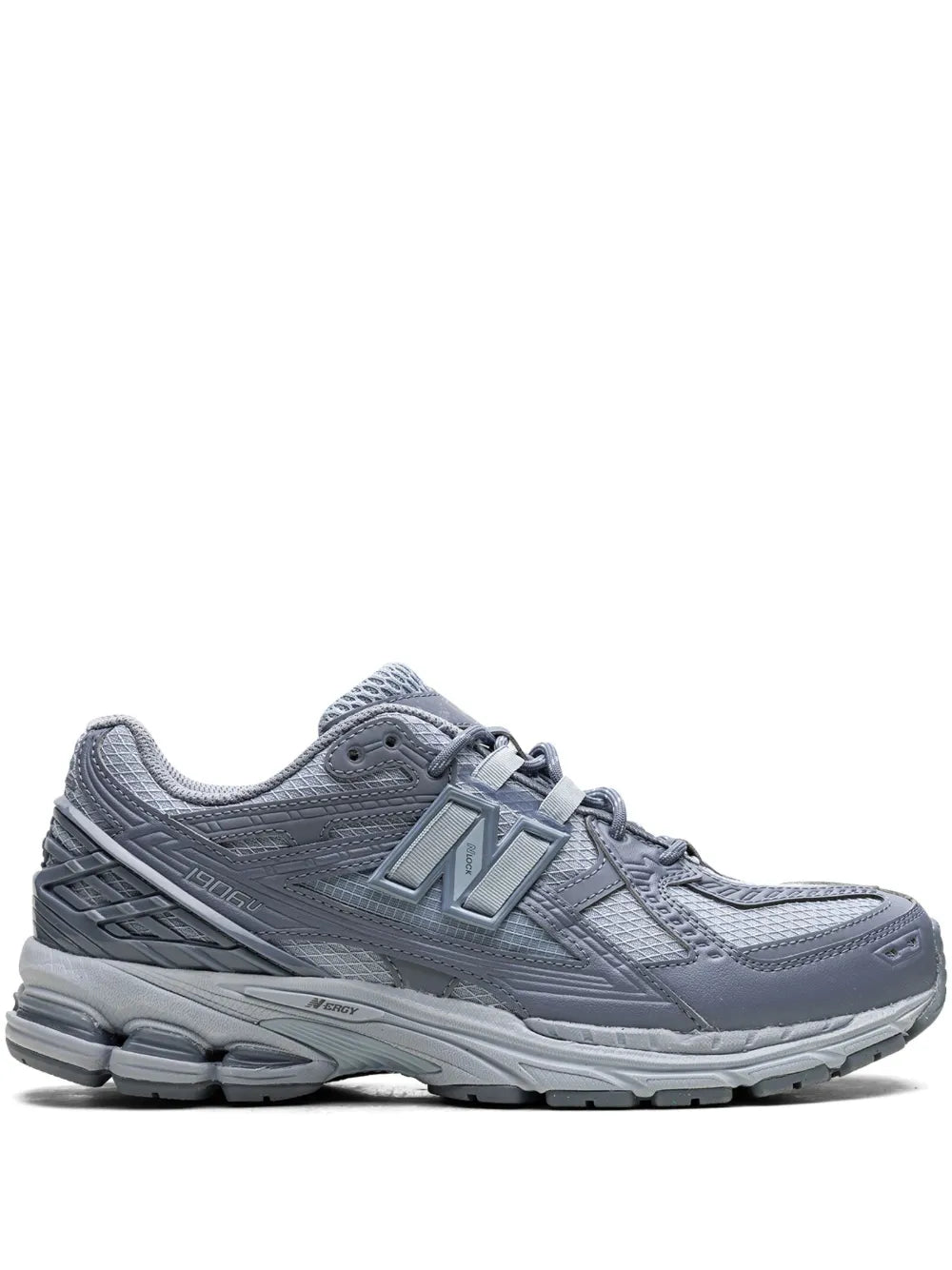New Balance 1906 grey lace-up sneakers with N logo and padded collar