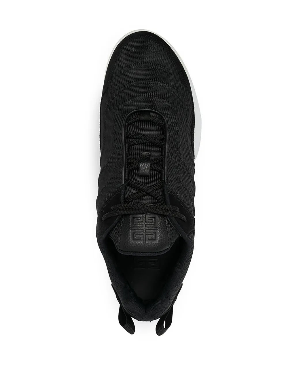 Givenchy Giv 1 Light Runner sneakers, black lace-up tongue detail with white sole