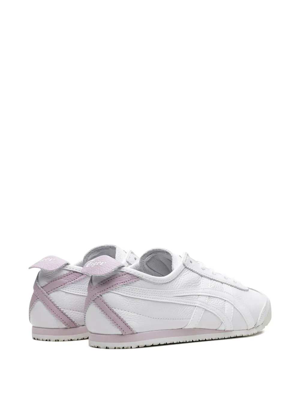 Onitsuka Tiger Mexico 66 sneaker, side view with lilac paneling and white laces