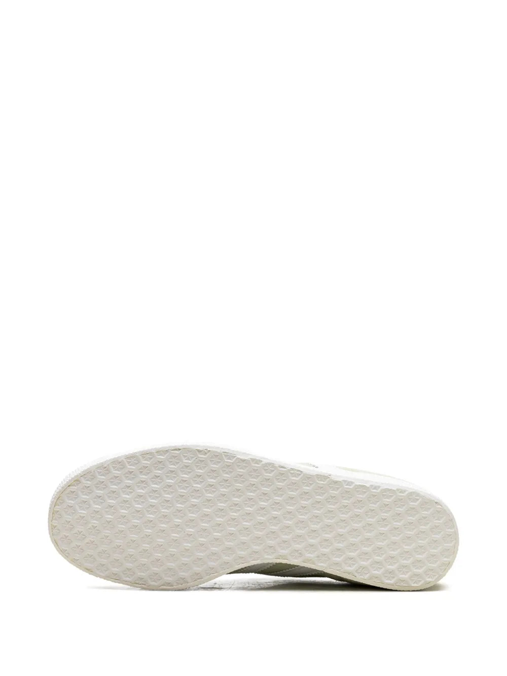 Shoe outsole, textured rubber tread in off-white