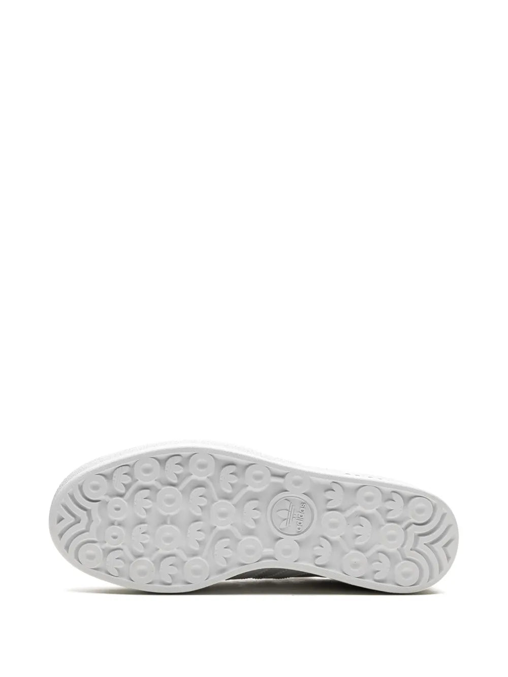 White adidas Gazelle Bold outsole, grippy circular tread pattern