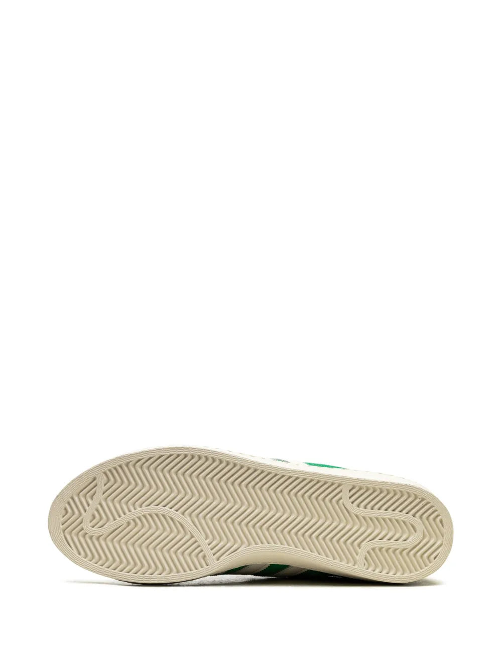 Cream rubber outsole with herringbone tread for adidas sneakers