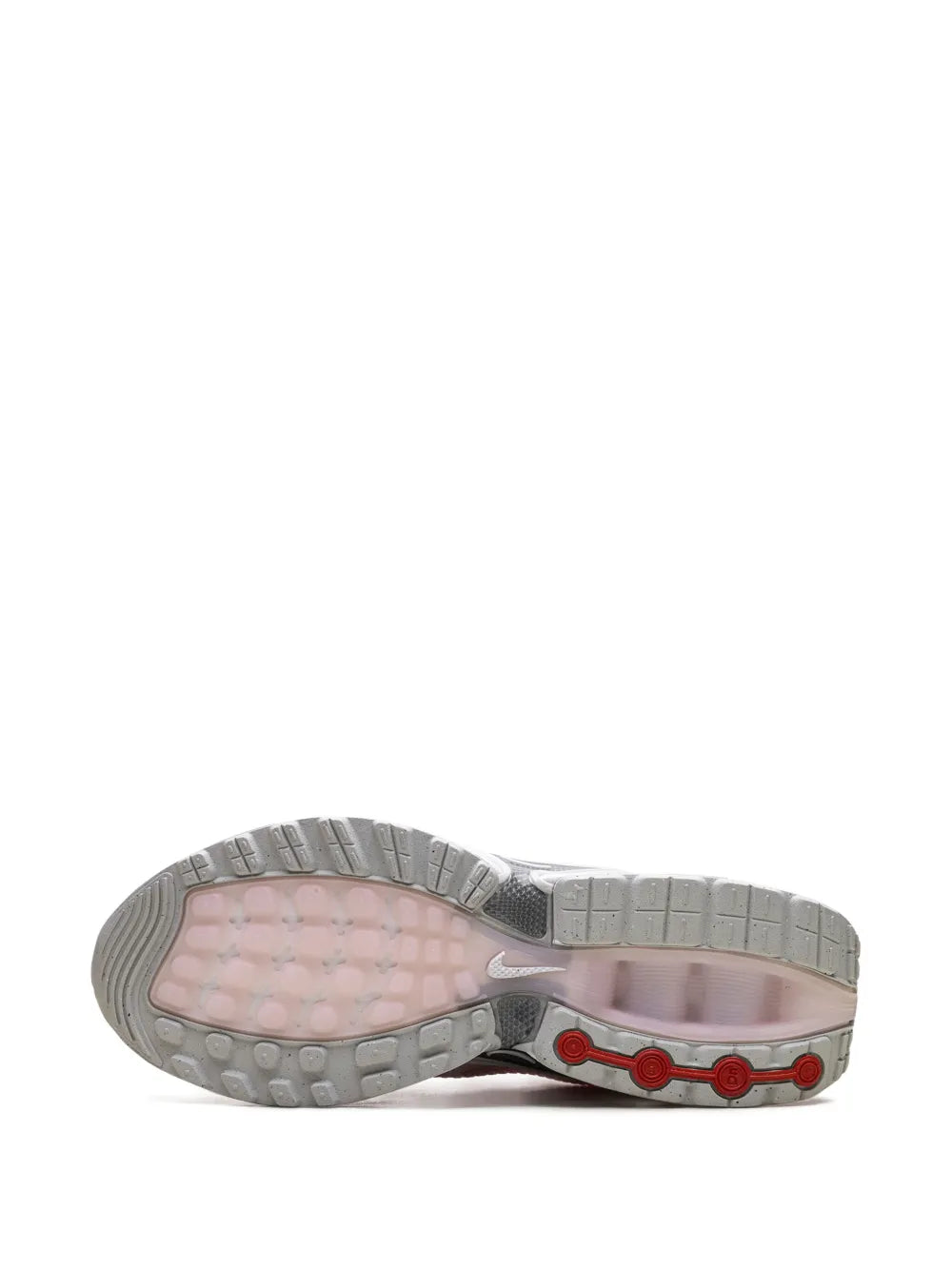 Nike Air Max Dn outsole view with rubber tread and cushioned air-unit base