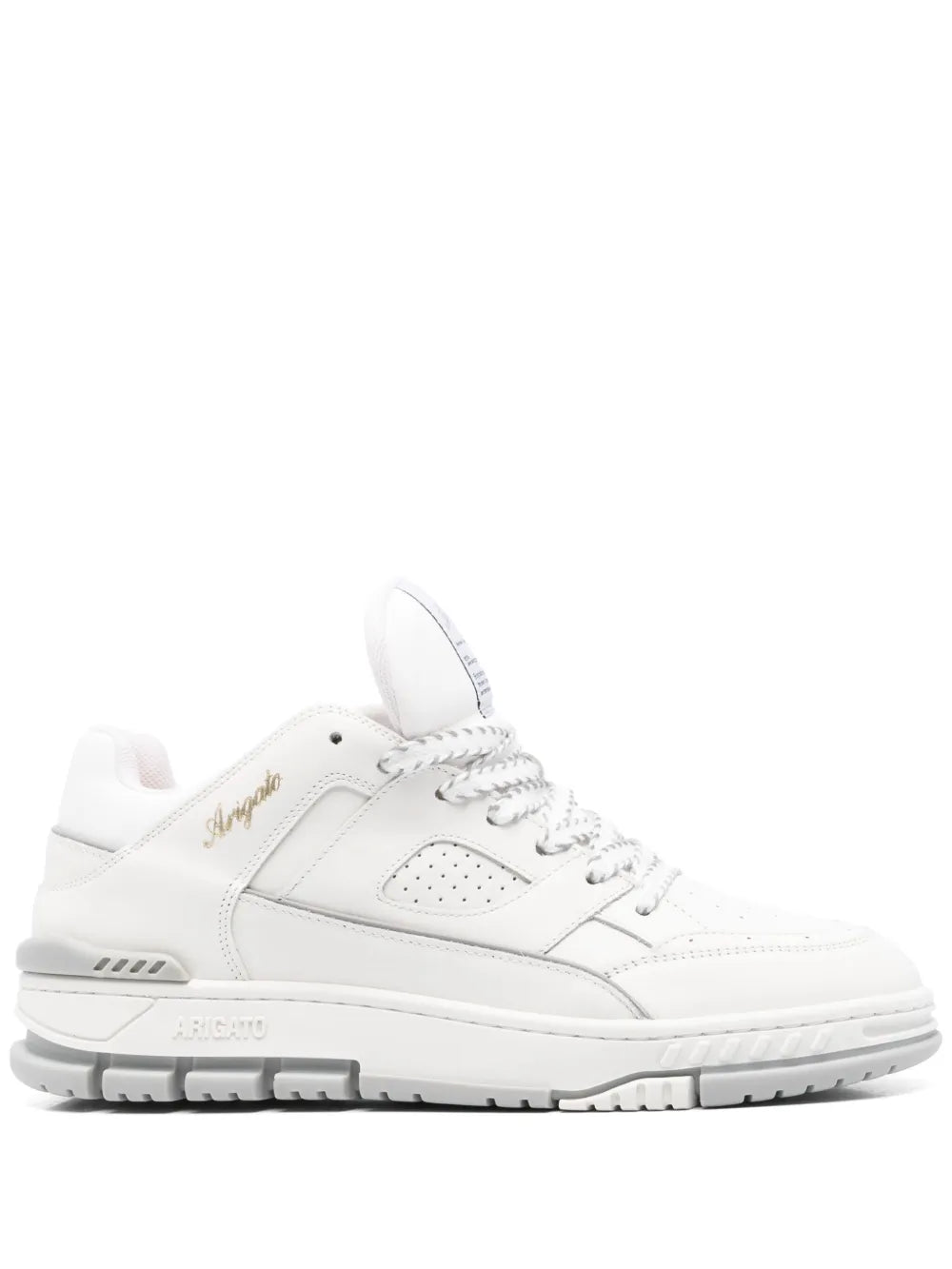 Axel Arigato Area Lo white sneakers, lace-up, perforated toe, rubber sole