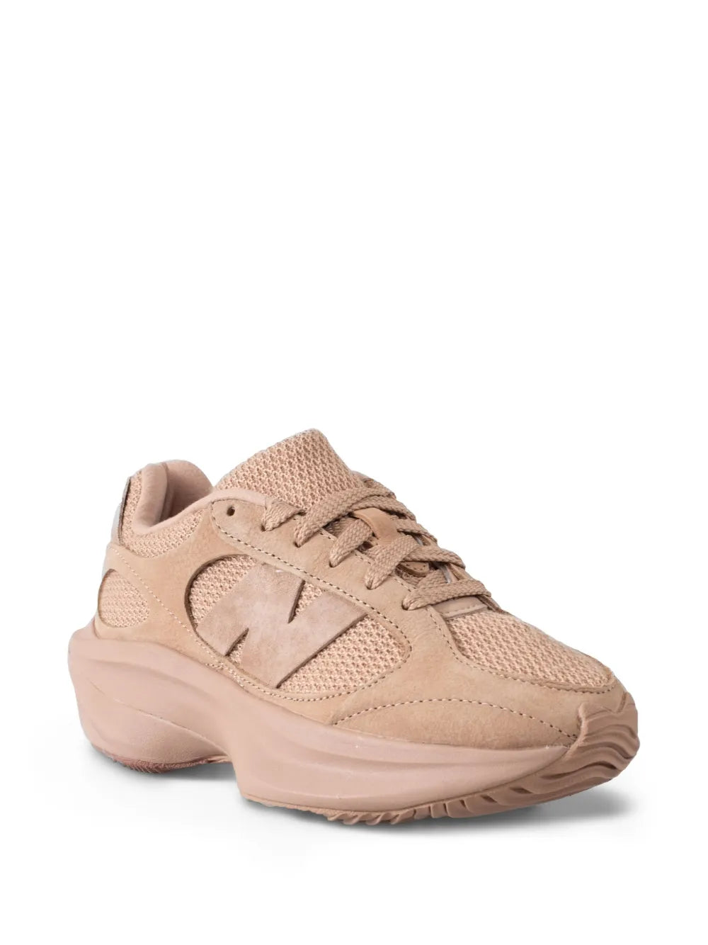 New Balance WRPD Runner sneakers, taupe lace-up with chunky rubber midsole