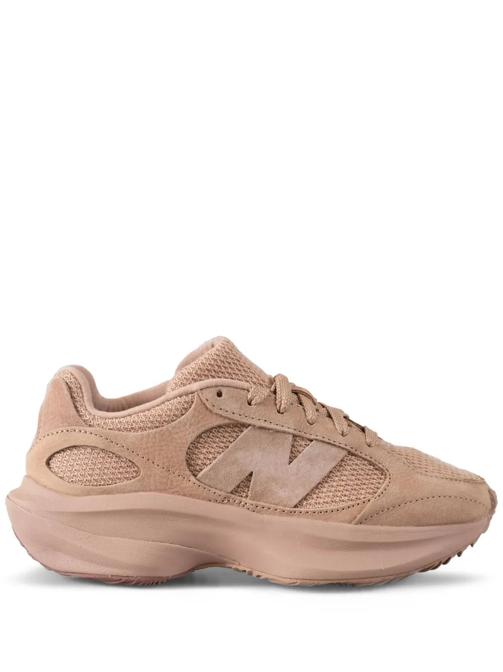 New Balance WRPD Runner sneakers in taupe, lace-up with mesh and synthetic overlays