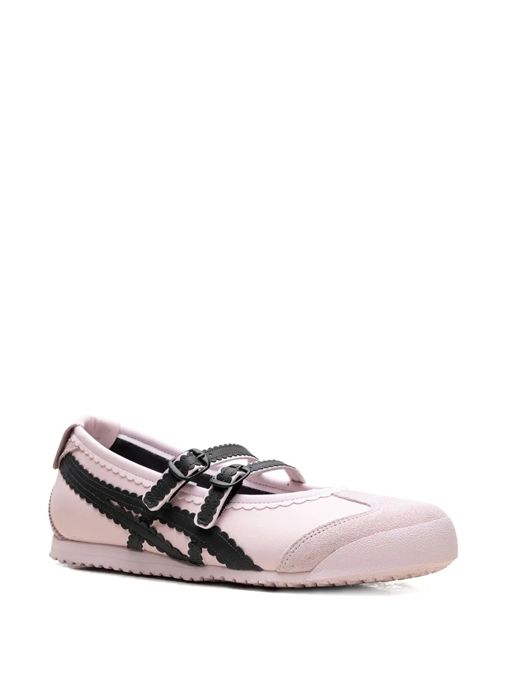 Onitsuka Tiger Mexico 66 Tgrs sneakers, pale pink upper with black side stripe and strap