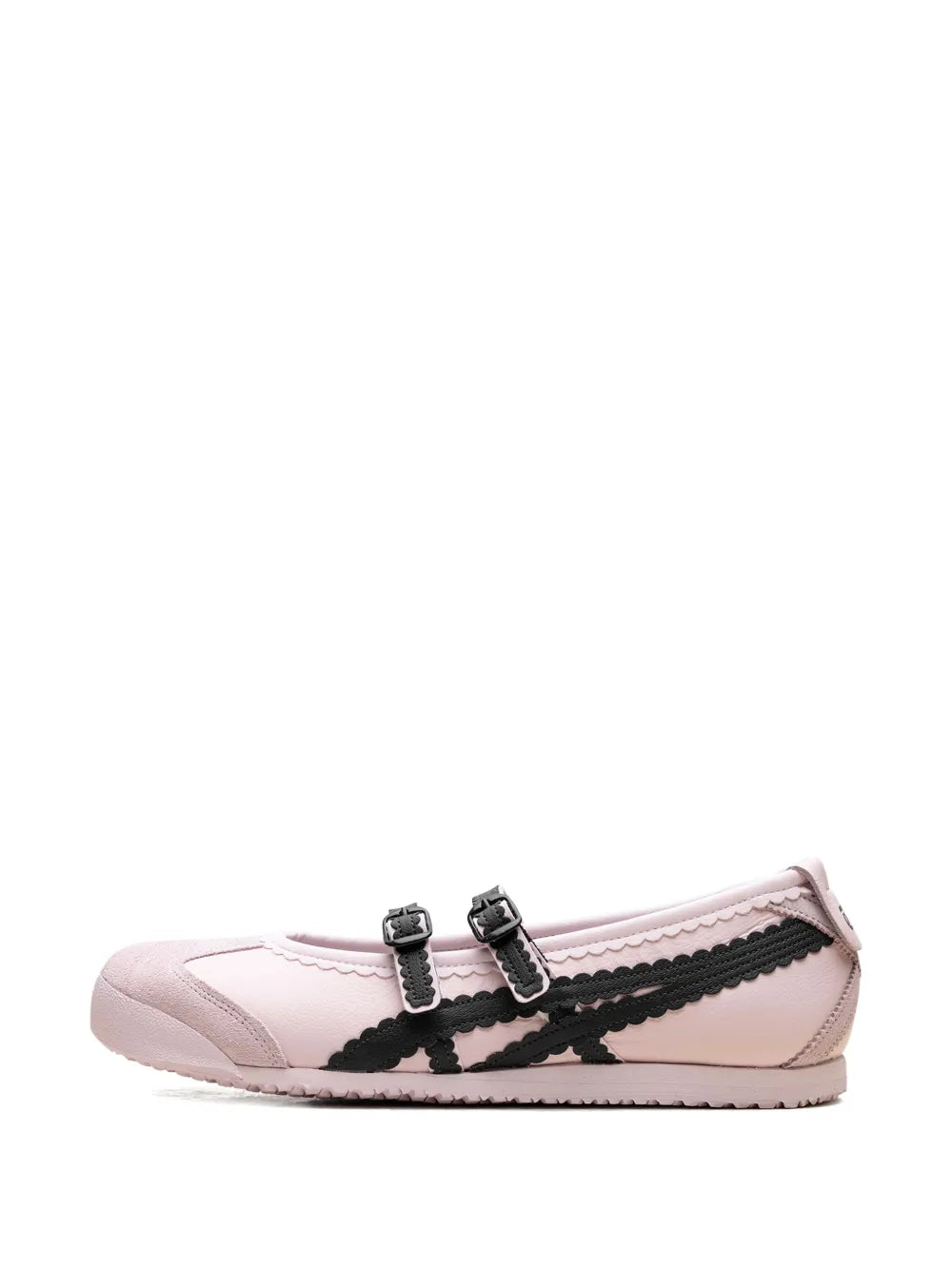 Onitsuka Tiger Mexico 66 Tgrs sneakers, pale pink with black stripe and hook strap