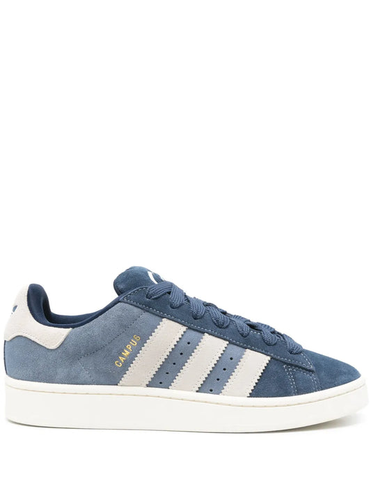 adidas Campus 00S low-top sneakers in dark blue suede with white three-stripe overlays